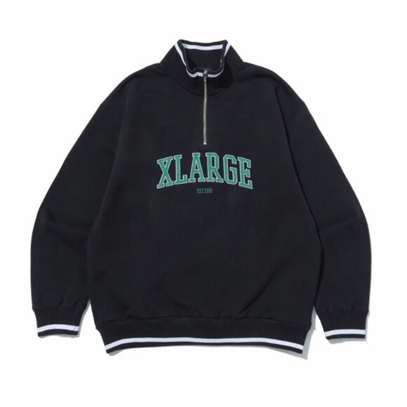 Arch Logo Half Zip Pullover Knit Men's - Picture 1 of 8